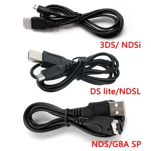 USB Data Charger Charging Power Cable Cord for DS Lite DSL NDSL For NDSi 3DS New 3DS XL LL NDS GBA SP